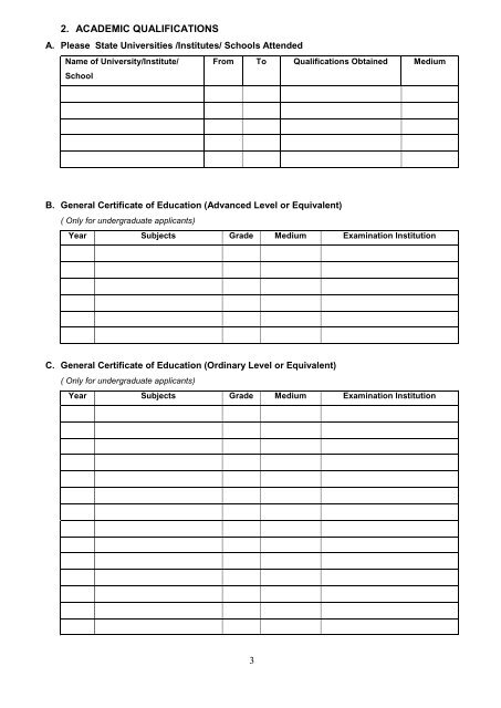 application - sri lankan government scholarships for foreign students