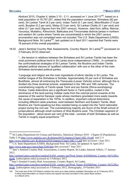 COI Report March 2012 - UK Border Agency - Home Office