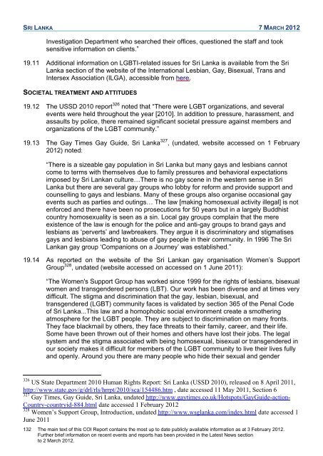 COI Report March 2012 - UK Border Agency - Home Office