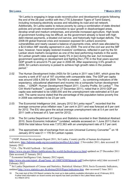 COI Report March 2012 - UK Border Agency - Home Office