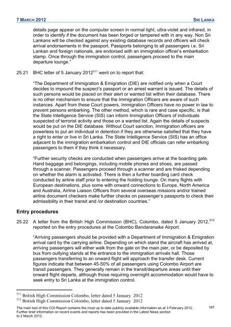 COI Report March 2012 - UK Border Agency - Home Office