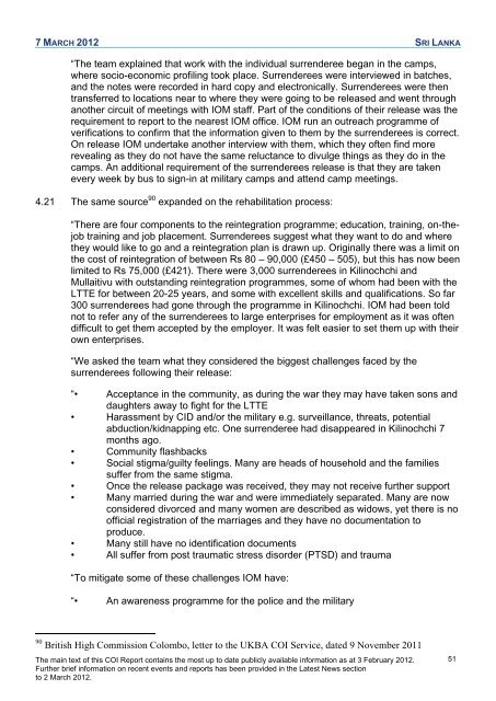 COI Report March 2012 - UK Border Agency - Home Office