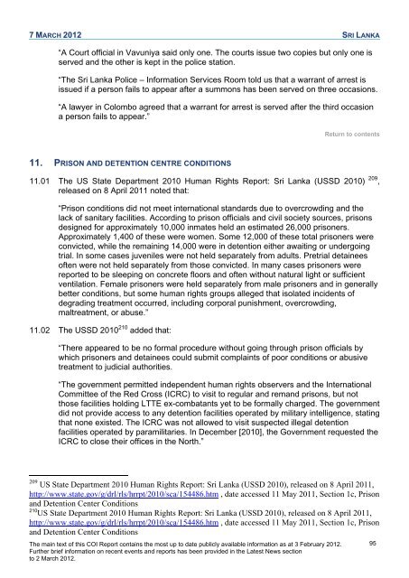 COI Report March 2012 - UK Border Agency - Home Office