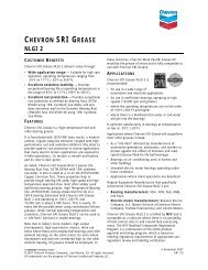 Chevron Grease Compatibility Chart