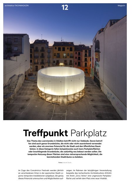  architektur Fachmagazin Ausgabe 2 2021