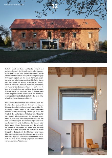  architektur Fachmagazin Ausgabe 2 2021