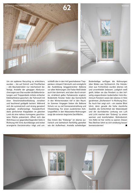  architektur Fachmagazin Ausgabe 2 2021