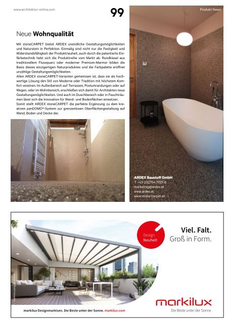  architektur Fachmagazin Ausgabe 2 2021