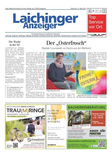 Laichinger Anzeiger 31.03.2021