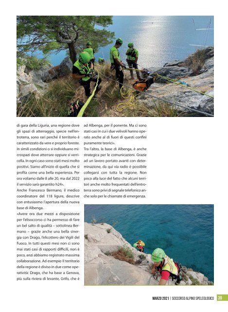 La rivista istituzionale del Soccorso Alpino e Speleologico - n. 77, marzo 2021