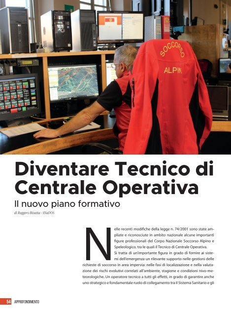 La rivista istituzionale del Soccorso Alpino e Speleologico - n. 77, marzo 2021