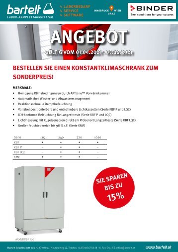 BINDER Q2 Aktion 2021