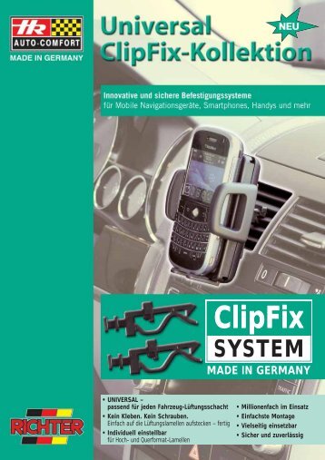 SYSTEM ClipFix UNIVERSAL SUPER-CLIP ... - HR - Autocomfort