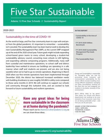 Sustainability Report 2020-2021
