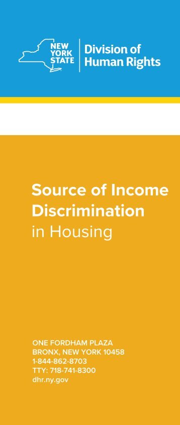 Source of Income Discrimination in Housing
