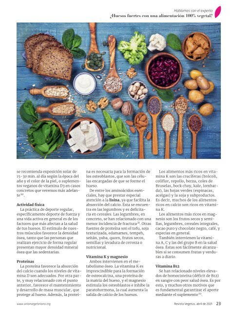 Revista Vegetus nº 39 (Abril - Junio 2021)