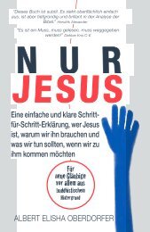 ONLY JESUS GERMAN - ALBERT ELISHA OBERDORFER