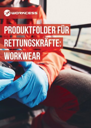 workcess Rettungskräfte Produktfolder