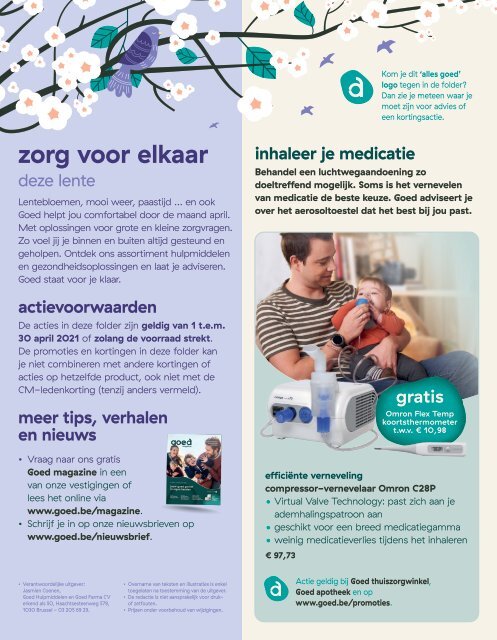 Goed Promofolder - lente 2021