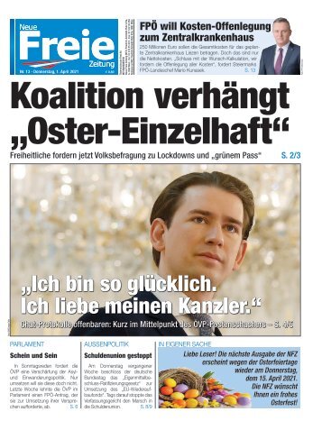Koalition verhängt "Oster-Einzelhaft"