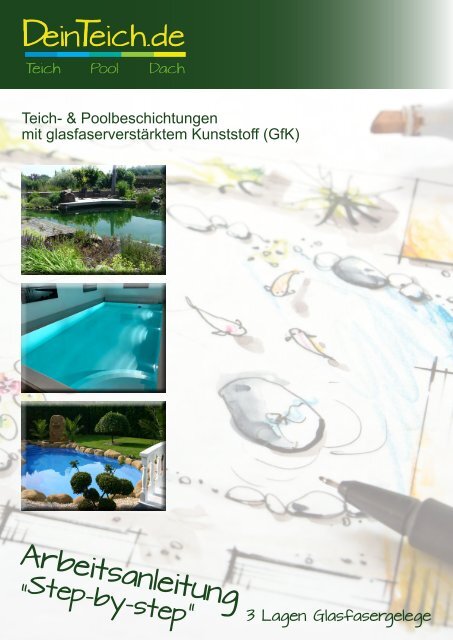 Arbeitsanleitung Teich und Poolbau mit GfK DeinTeich.de