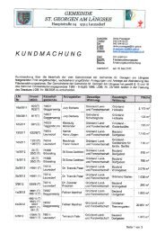 Kundmachung Änderungen Flächenwidmungsplan 2012