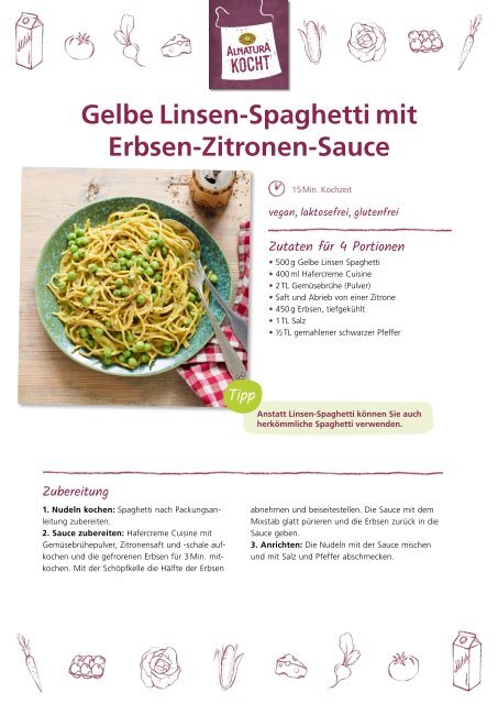 Alnatura Wochenplan mit Rezepten Nr. 4 (omnivor)