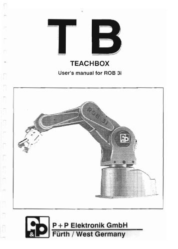 TEACHBOX p +P Elektronik GmbH Furth I West Germany