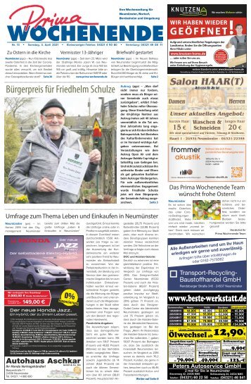 Prima Wochenende 13 2021