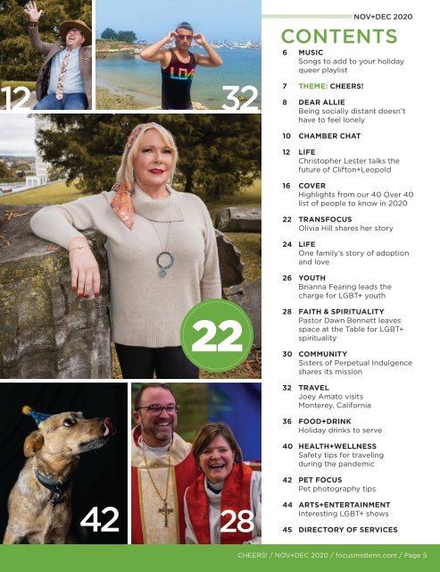 2020 Issue 6 Nov/Dec - Focus Mid-Tenn Magazine