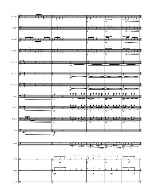 Changes - Transitions - Full Score