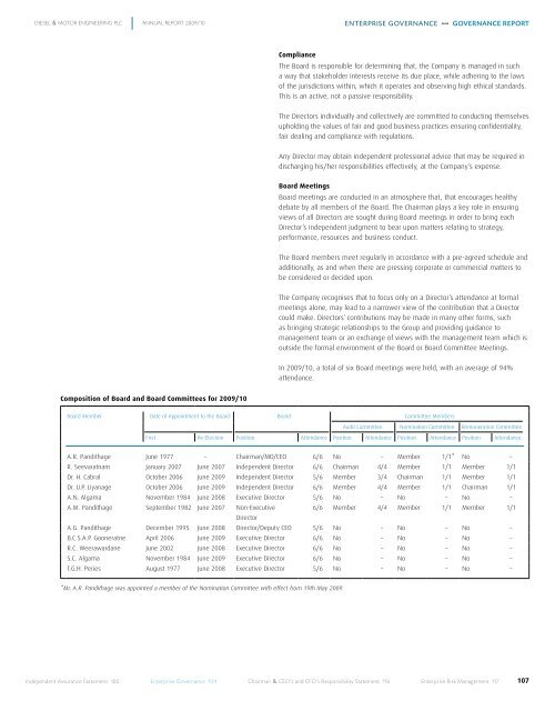 directors - Colombo Stock Exchange