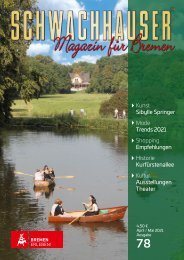 Schwachhauser I Magazin für Bremen I Ausgabe 78