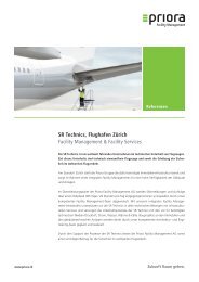 SR Technics, Flughafen Zürich Facility Management ... - Priora Gruppe