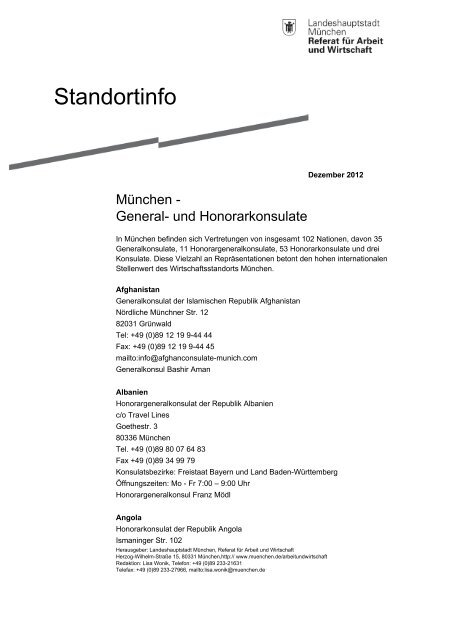 Standortinfo - Referat für Arbeit und Wirtschaft