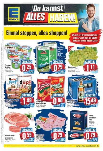 EDEKA HAIDOR WOCHENWERBUNG KW 14 - 2021