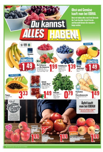 EDEKA HAIDOR WOCHENWERBUNG KW 14 - 2021