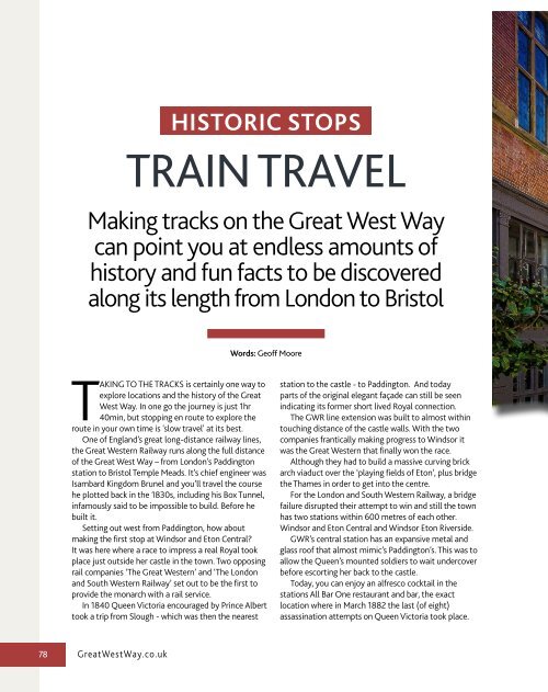 Great West Way® Travel Magazine | Issue 04