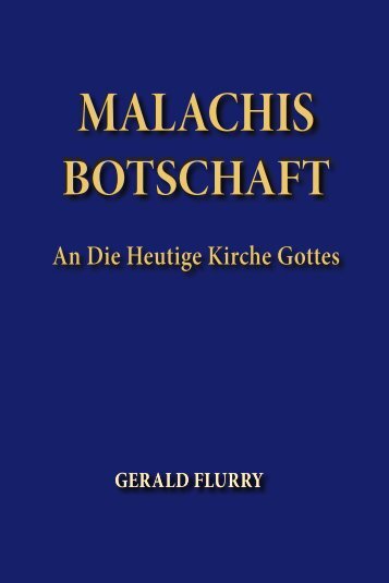 malachis botschaft - The Philadelphia Church of God