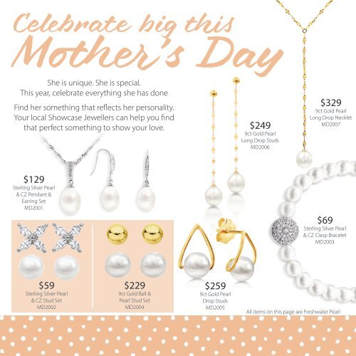 Maffra Showcase Jewellers Mother's Day Catalogue