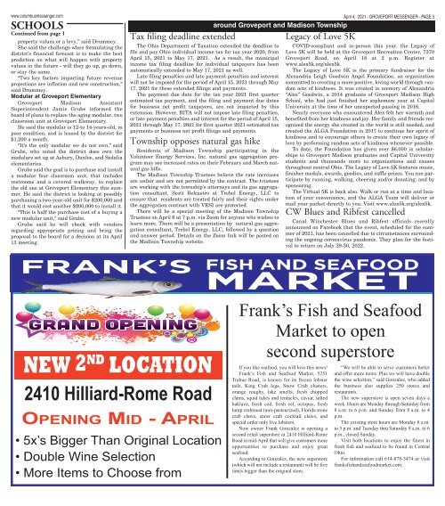 Groveport Messenger - April 4th, 2021