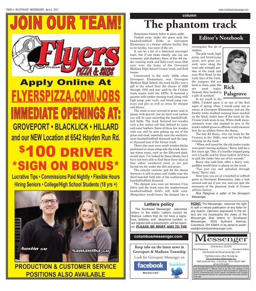 Groveport Messenger - April 4th, 2021