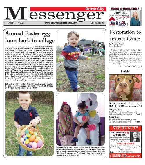 Grove City Messenger - April 4th, 2021