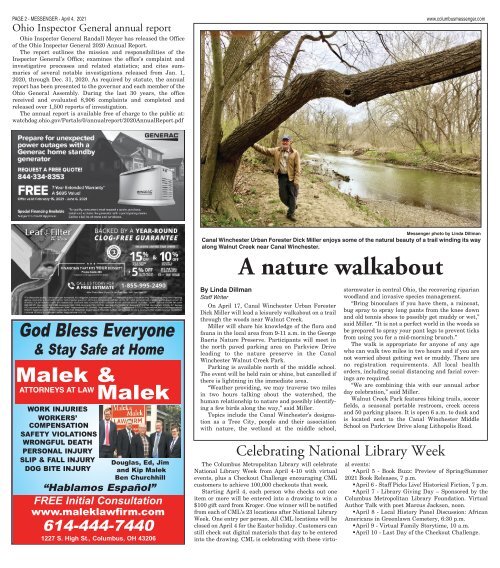Canal Winchester Messenger - April 4th, 2021