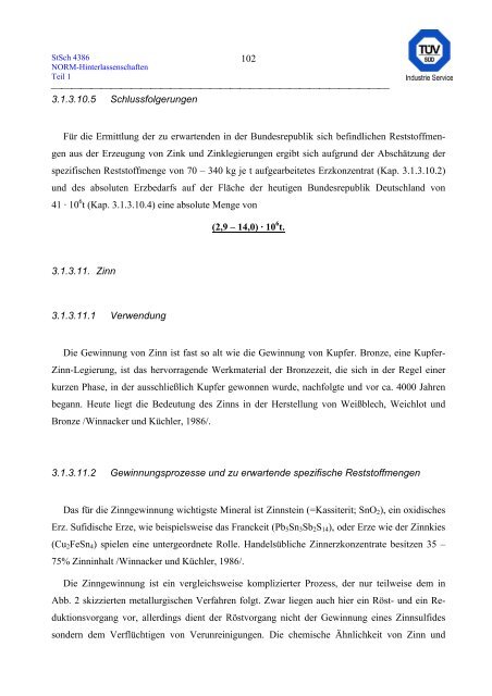 erfassung und radiologische bewertung von hinterlassenschaften mit