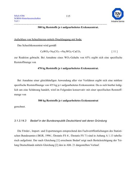 erfassung und radiologische bewertung von hinterlassenschaften mit