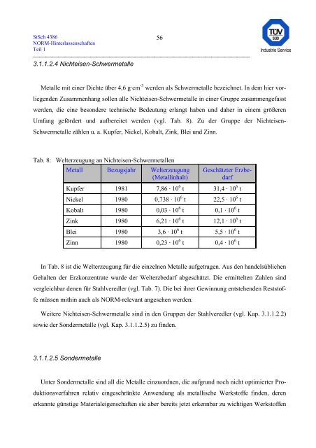 erfassung und radiologische bewertung von hinterlassenschaften mit