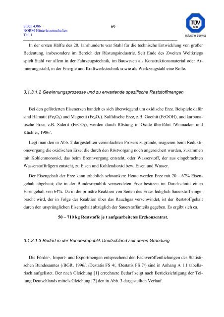 erfassung und radiologische bewertung von hinterlassenschaften mit