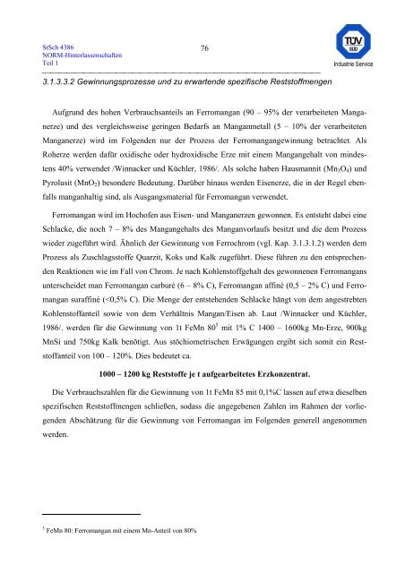 erfassung und radiologische bewertung von hinterlassenschaften mit