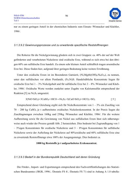 erfassung und radiologische bewertung von hinterlassenschaften mit